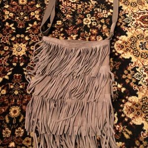 American Eagle fringe purse